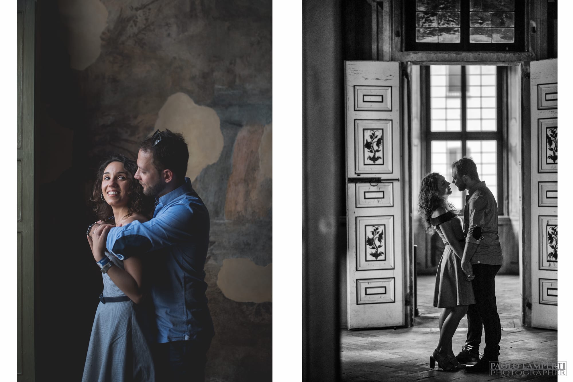 Engagement Palazzo Arese Borromeo varese saronno como milano servizio fotografico prematrimoniale ritratti intimo romantico moderno artistico creativo photographer lamperti