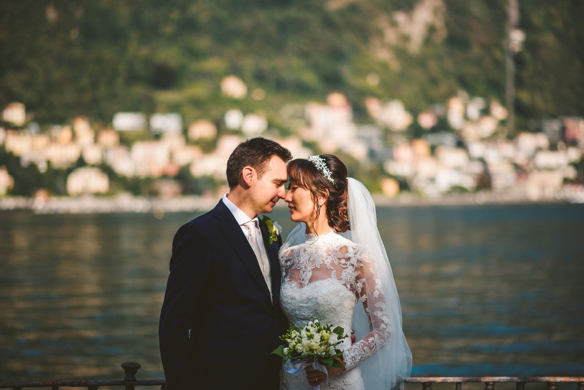 Wedding Reportage Como Lake intimate modern elegant photographer lamperti